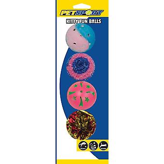 Kitty Fun Balls Assorted Cat Toy