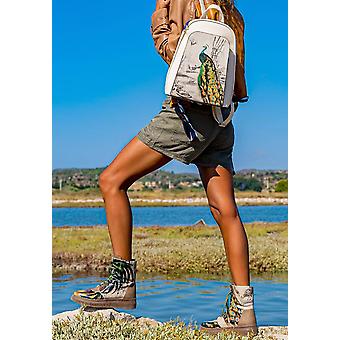 Vegan Leather Wedge Sandals - Sun please Design - Gigi