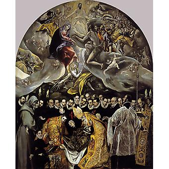 The Burial of Count Orgaz, El Greco, 50x40cm