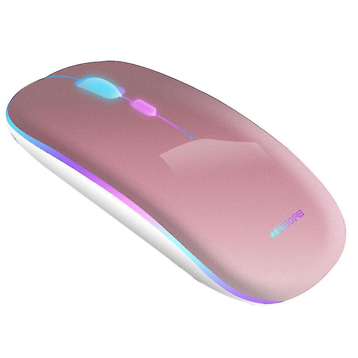 Wireless Rechargeable Mouse Usb Portable Mouse With Led Light