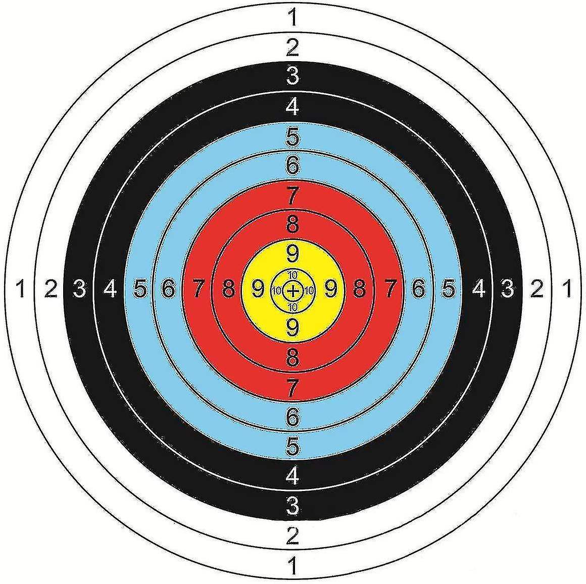 Archery Target Area Archery shooting paper target Square