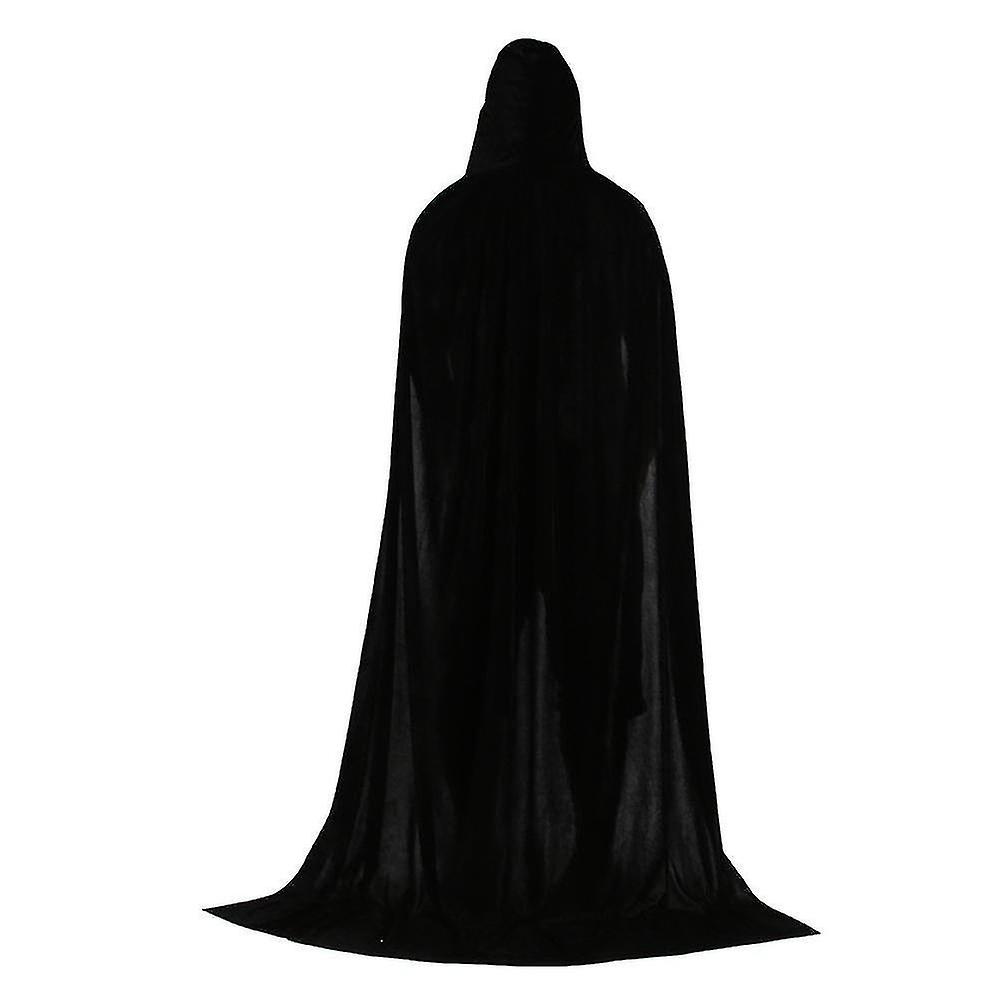 Unisex Full Length Hooded Robe Cloak Costume