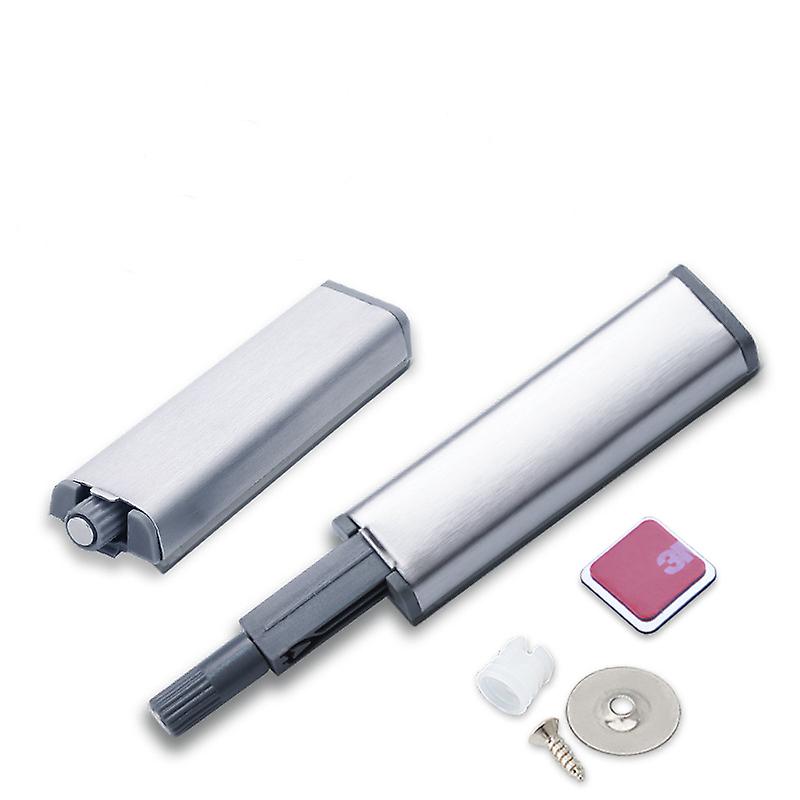 6 Pieces Push to Open Magnet Cabinet Door- Push Open Magnetic Closet Door Closer for Cabinet System - Buffer Hinge Latch Latches- Metal Magnetic Latch