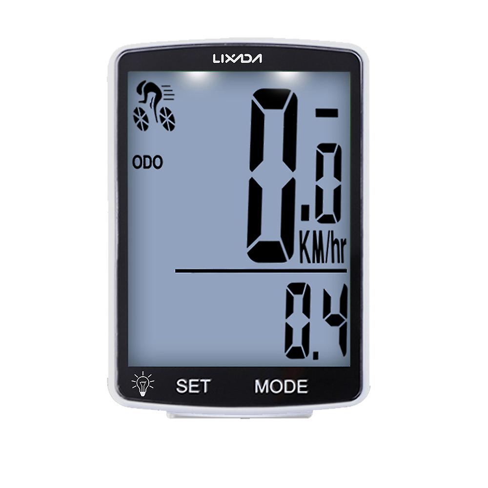 Wireless Bike Computer Multi Functional Lcd Screen Speedometer Odometer