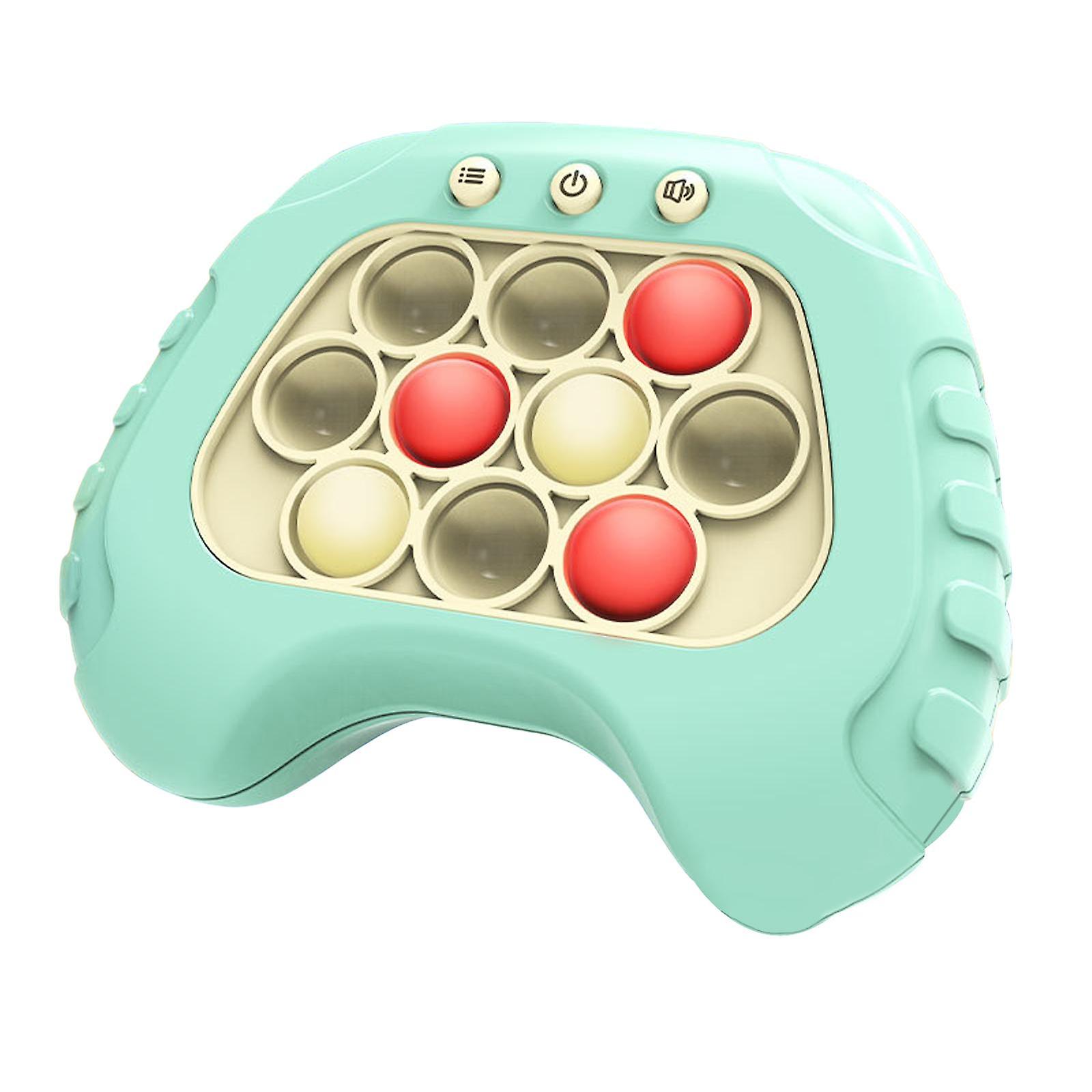 Breakthrough Game Console Sensory Toy Handheld Games Speed Push Game Machine green