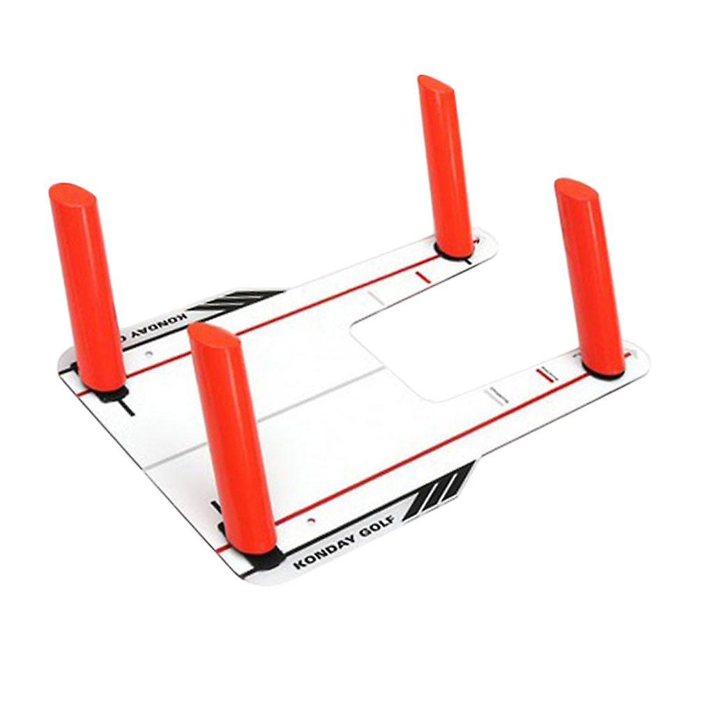 Golf Putting Training Mirror Swing Practice Trainer Putt Stroke Alignment