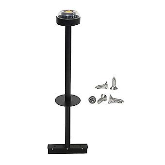 Soporte de bolsa de basura Organizador de bolsa de basura Estantes de metal negro Caja de almacenamiento de acabado de bolsa de basura para cocina Supermercado Tienda de comestibles