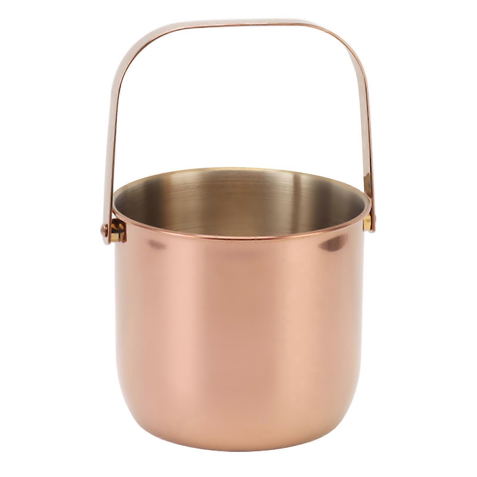 Stainless Steel Double Insulation Ice Bucket - Commercial Grade, Thickened Design, Ideal for KTV, Bars, and Events - for Keeping Wine, Champagne, and
