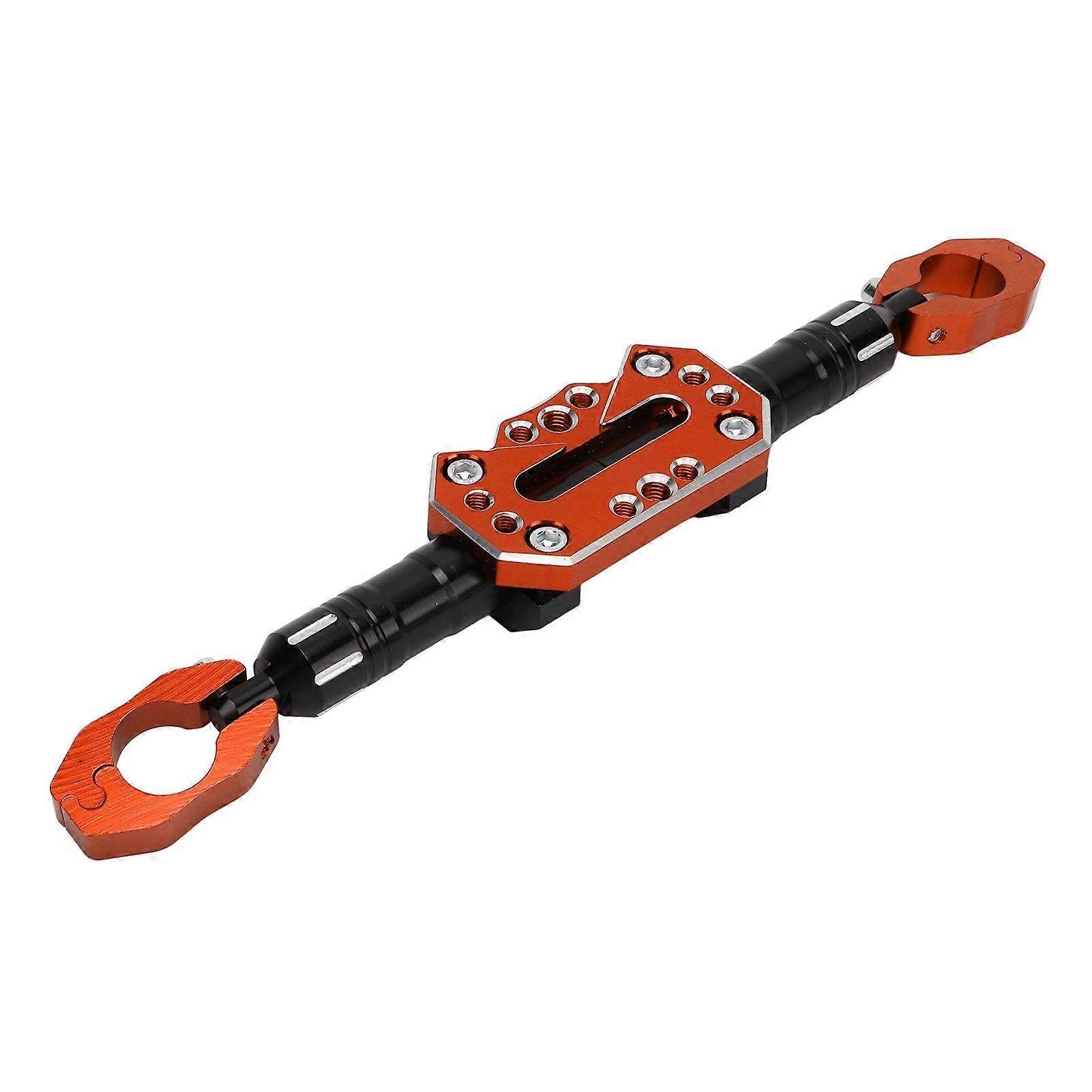 Motorcycle Multi Function Extension Rod CNC Technology Stable Easy Installation Handlebar Pressure Extension RodOrange