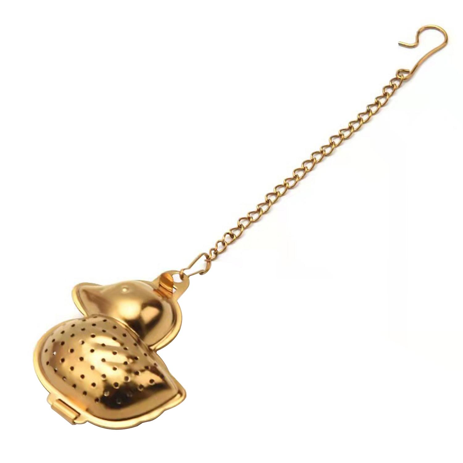 Herbal Strainer Fine Mesh Wide Application Stainless Steel Assorted Mini Duck Shape Tea Filter