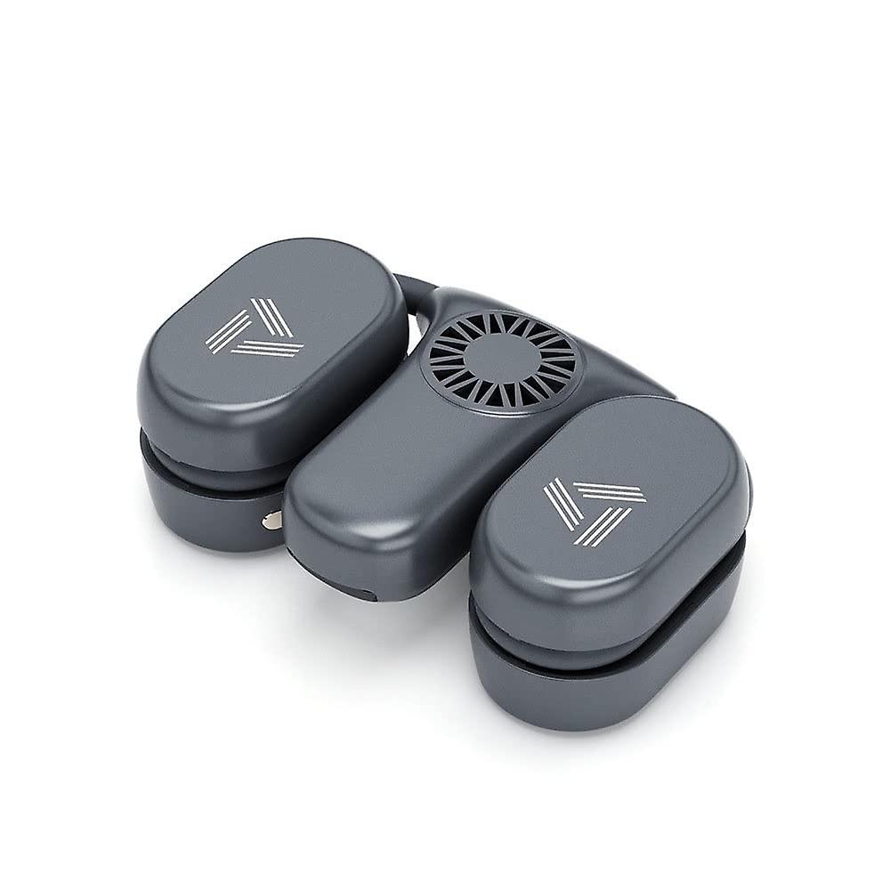 Portable Foldable Bladeless Neck Fans (Black)