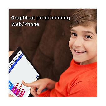 Happybot Programmable Robot Mixly+xr Scratch Biped Walking Dance Music Motherboard App Programming Car Robot
