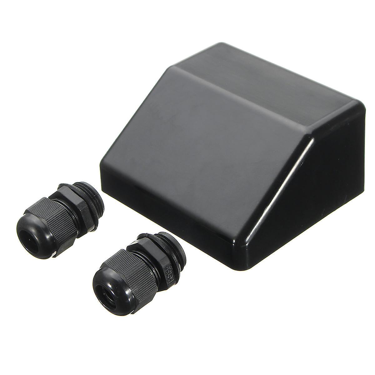 Black Uv Resistant Solar Panel Abs Mounting Brackets Junction Box
