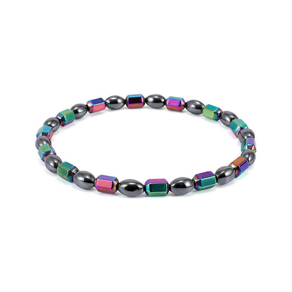 Colorful Anklet for Women Plated Chain Multi-layer Decoration Barefoot