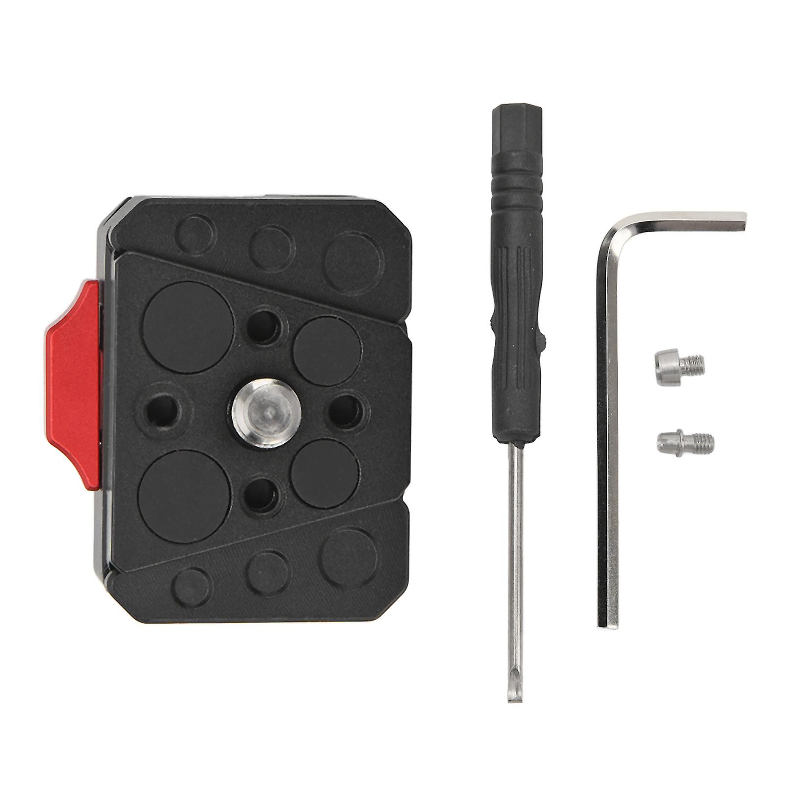 V Lock Quick Release Plate Multipurpose Stable Mini V Lock Assembly Kit for DSLR Tripod