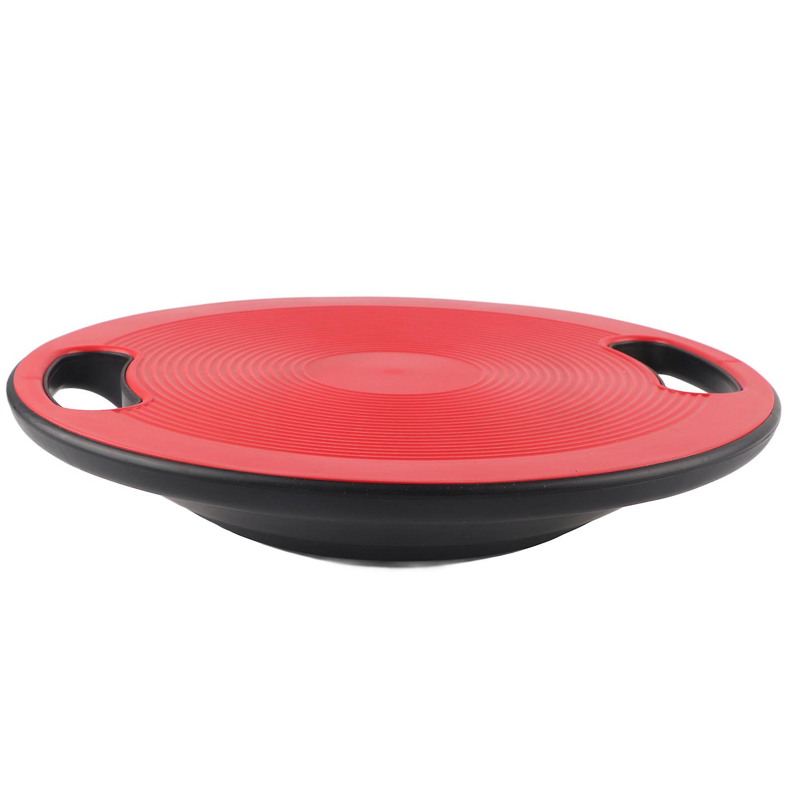 Wobble nce Round Board Fitness Physio avec poignées 40cm*10cm(Rouge) Wobble Round nce Board