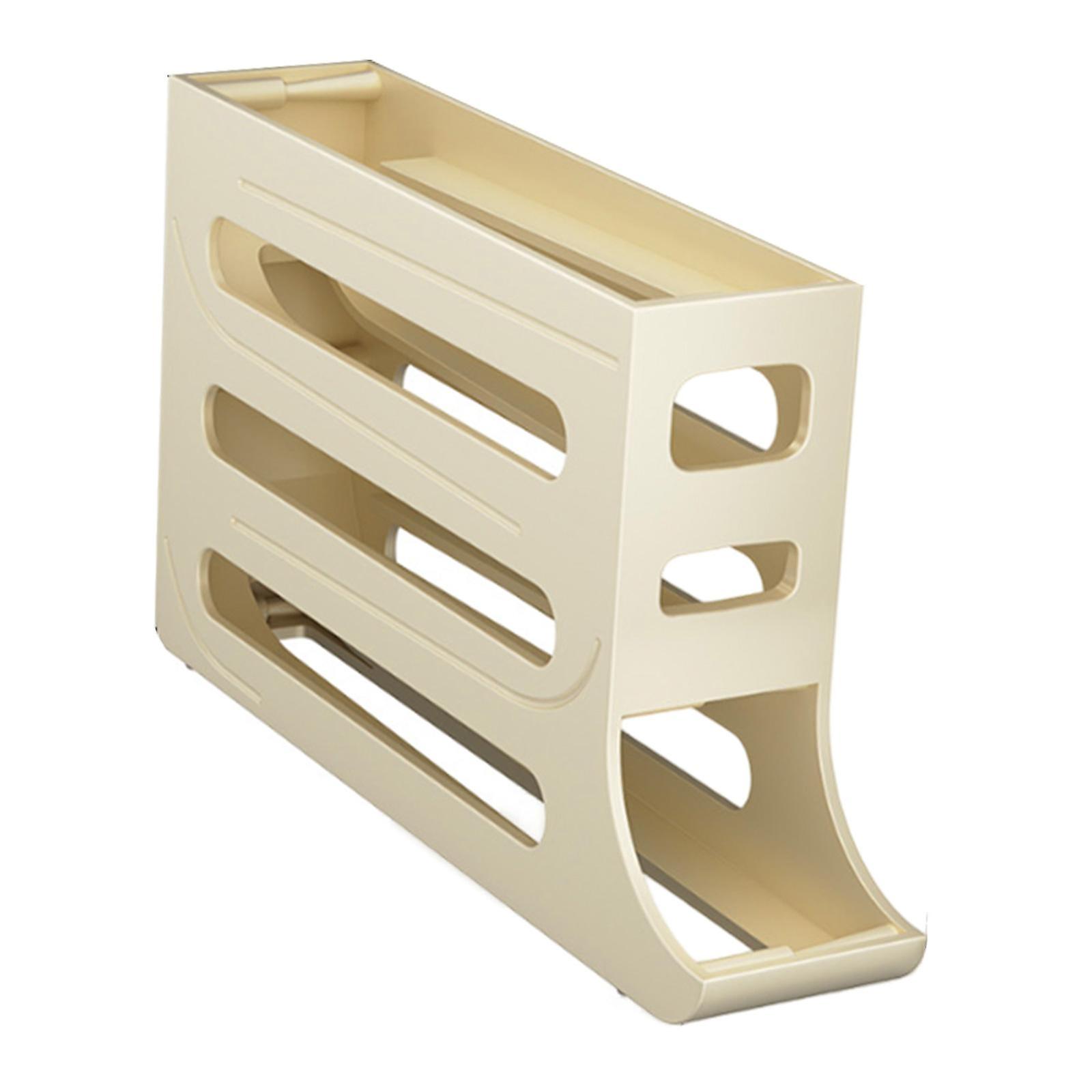 Rolling Egg Holder Automatically Fridge Rolling Egg Container for Countertop