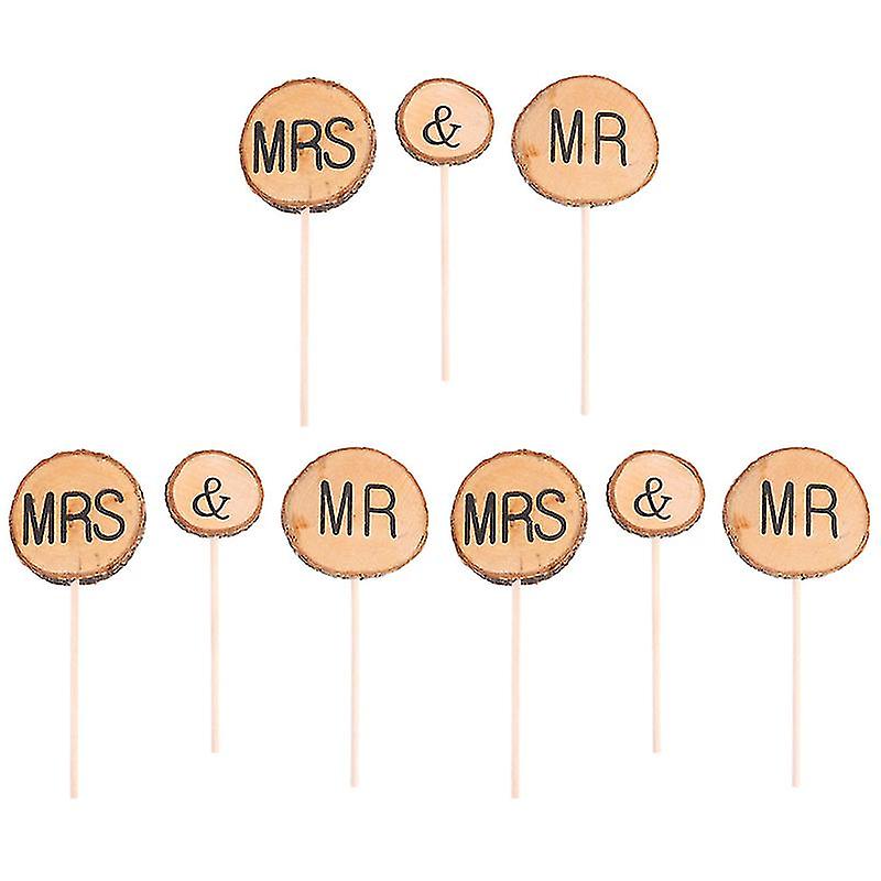 9pcs Wedding Cake Topper