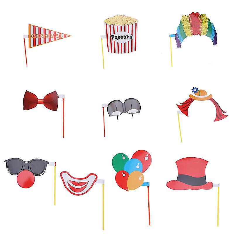 10pcs Photo Booth Props