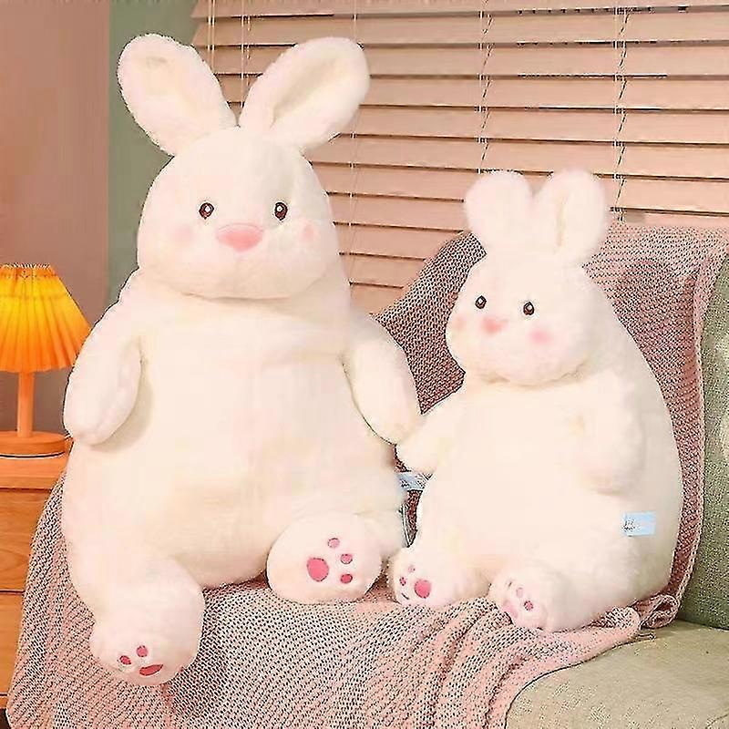 2023 New Year's White Rabbit Lazy Bunny Doll Big Fat Rabbit Healing Doll