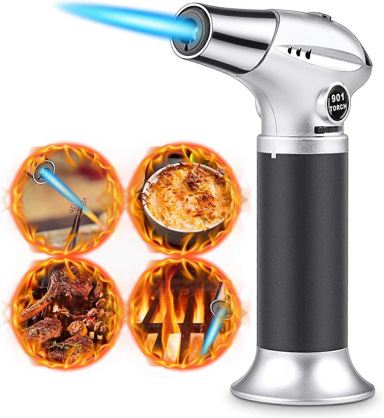 موقد مطبخ ملتهب موقد غاز البوتان ، قفل أمان وفولاذ مقاوم للصدأ وألومنيوم ل DIY ، الطبخ ، الشواء ، الشموع (البوتان غير مدرج)