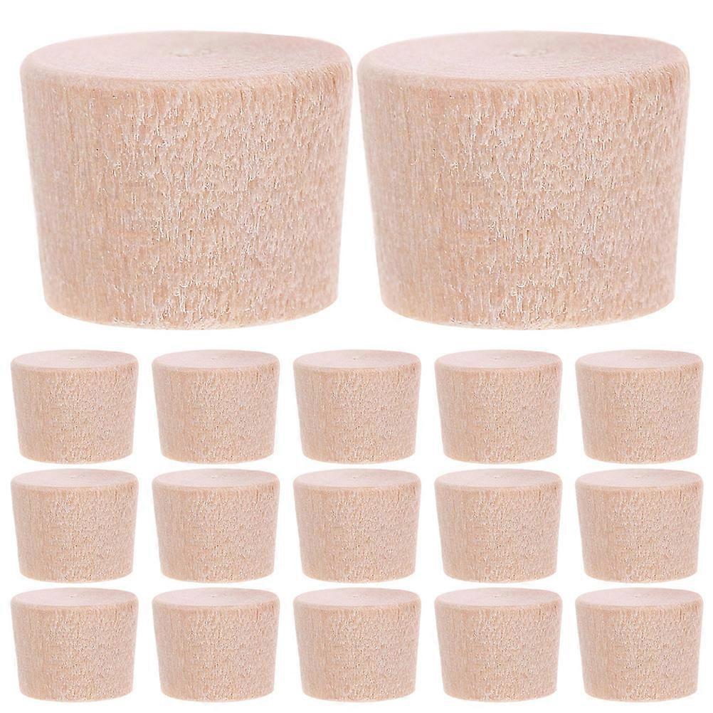 100Pcs Treplugger for skruehull Trebearbeiding Treplugger Trehullplugger Små treplugger