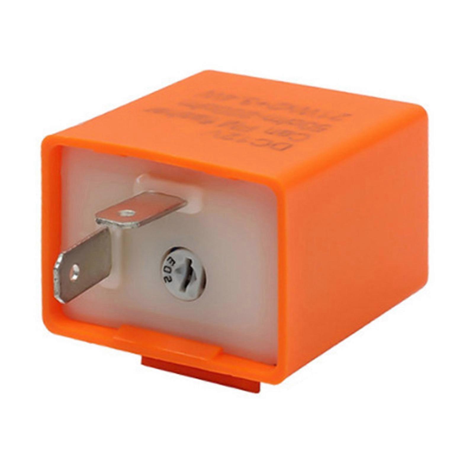 06w 12v Turn Signal Flasher Relay Electronic Led 12v 2 Pin Speed Adjustable Led Fix Motorcycle Led Indicator Blinker Modify