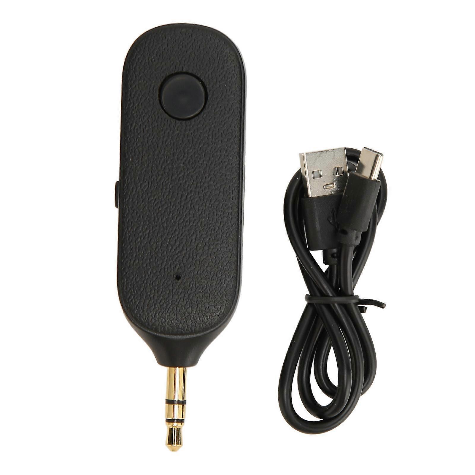 3.5mm Bluetooth Adapter 2 In 1 Support Hands Free Calling Wireless Aux Transmitter Receiver With Mic For Car Speaker