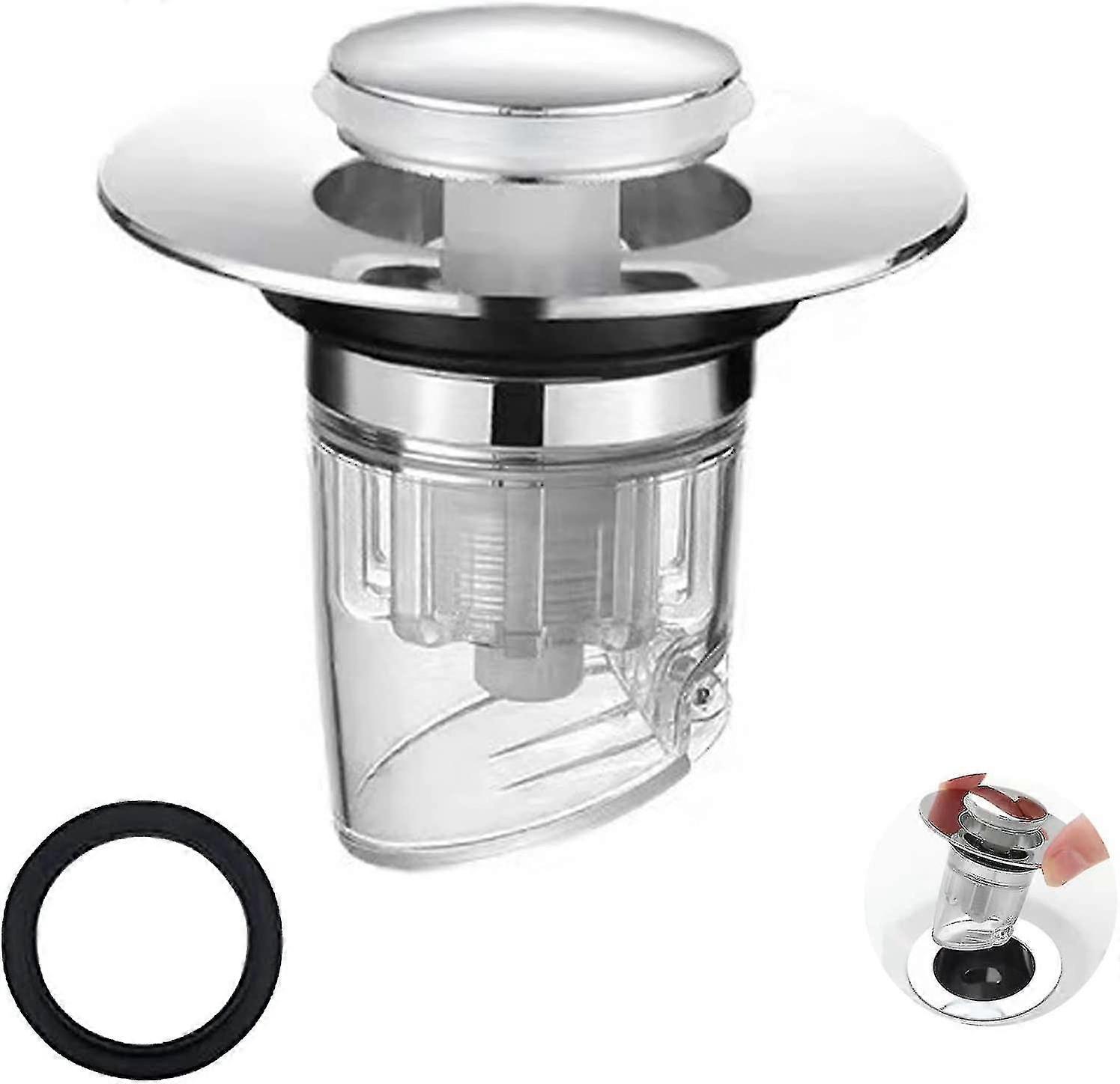 2024 Sink Drain Plug, Pop-up Bug & Clog Resistant