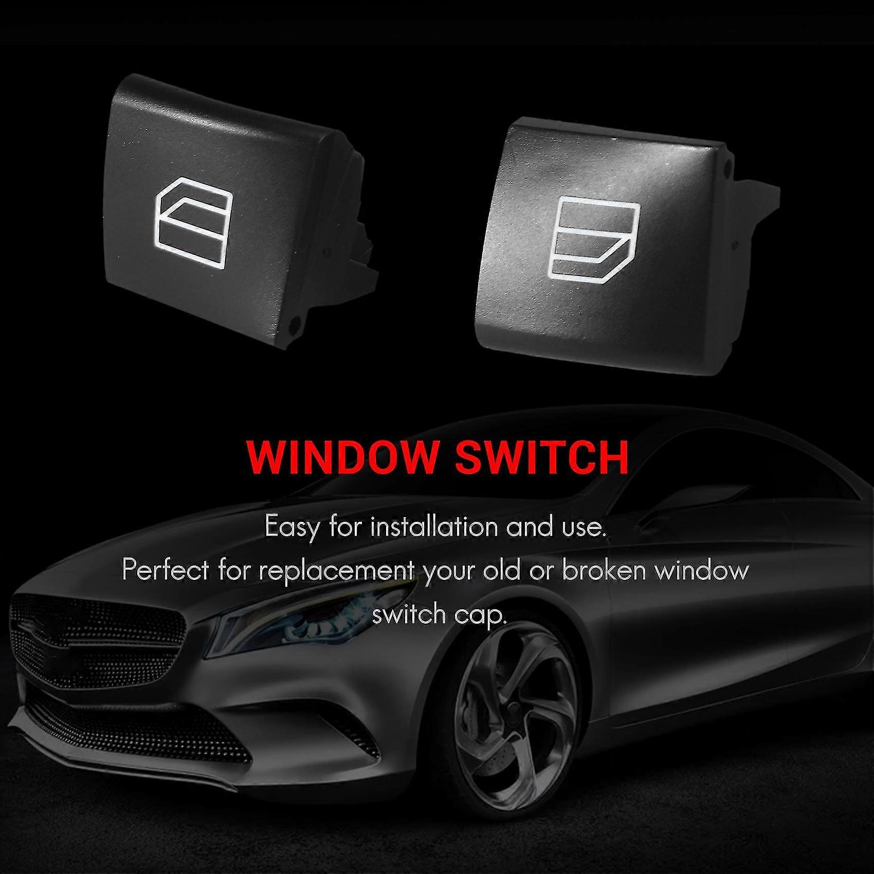 1 Pair For Mercedes ML GL R DRIVER Window Switch Repair Button Cap - Foto 4