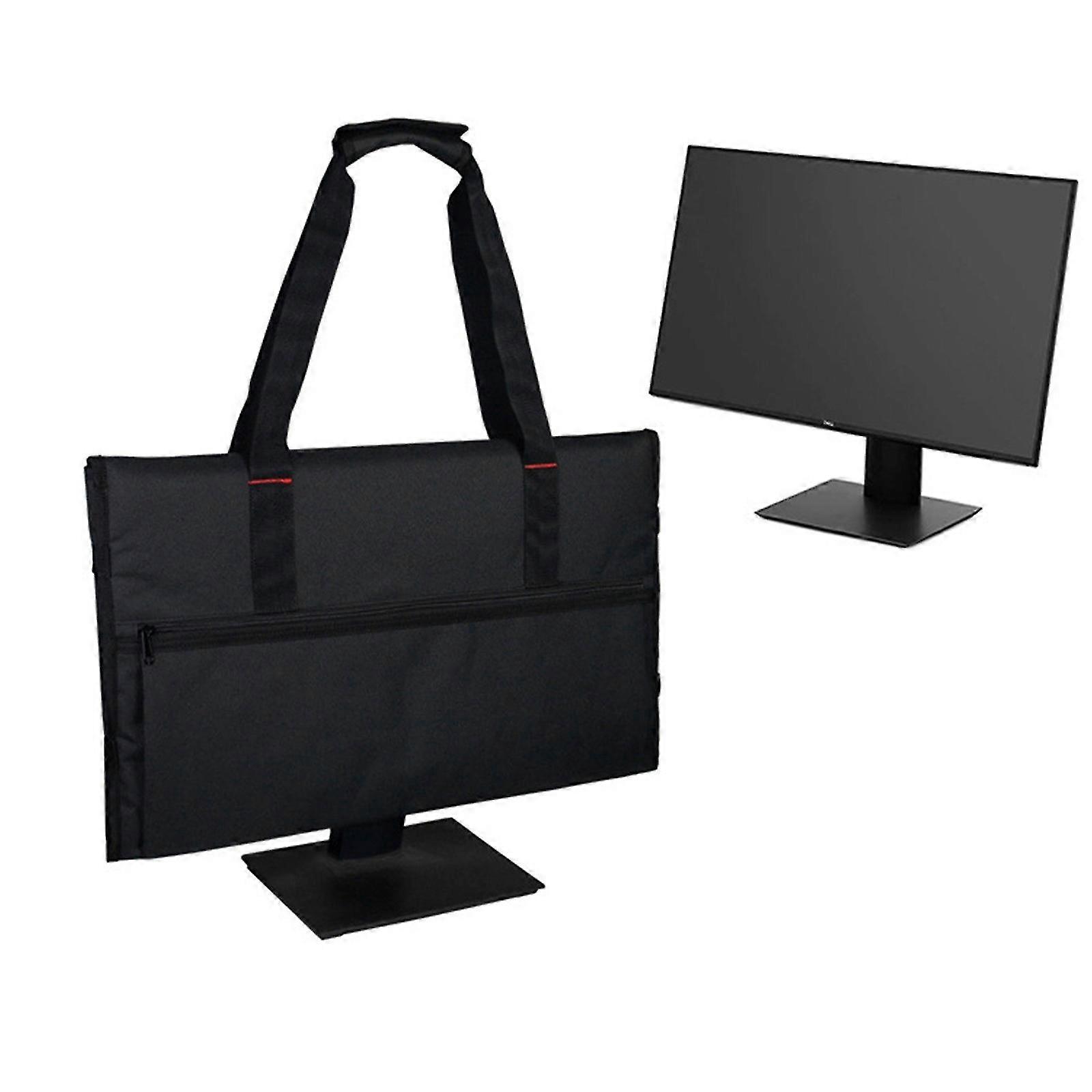 Custodia da viaggio per 24 schermi LCD e monitor, con fodera in velluto imbottito, borsa protettiva per monitor 24 monitor -SY