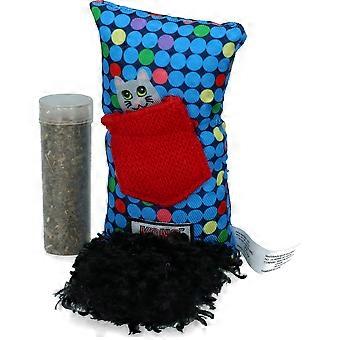 Kickeroo Ball Refillable Pocket Plush Cat Toy