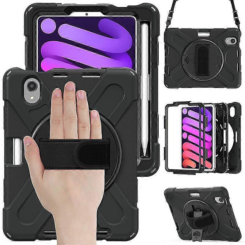 Ipad Mini 6th Generation Carrying Protective Case With Shoulder Strap