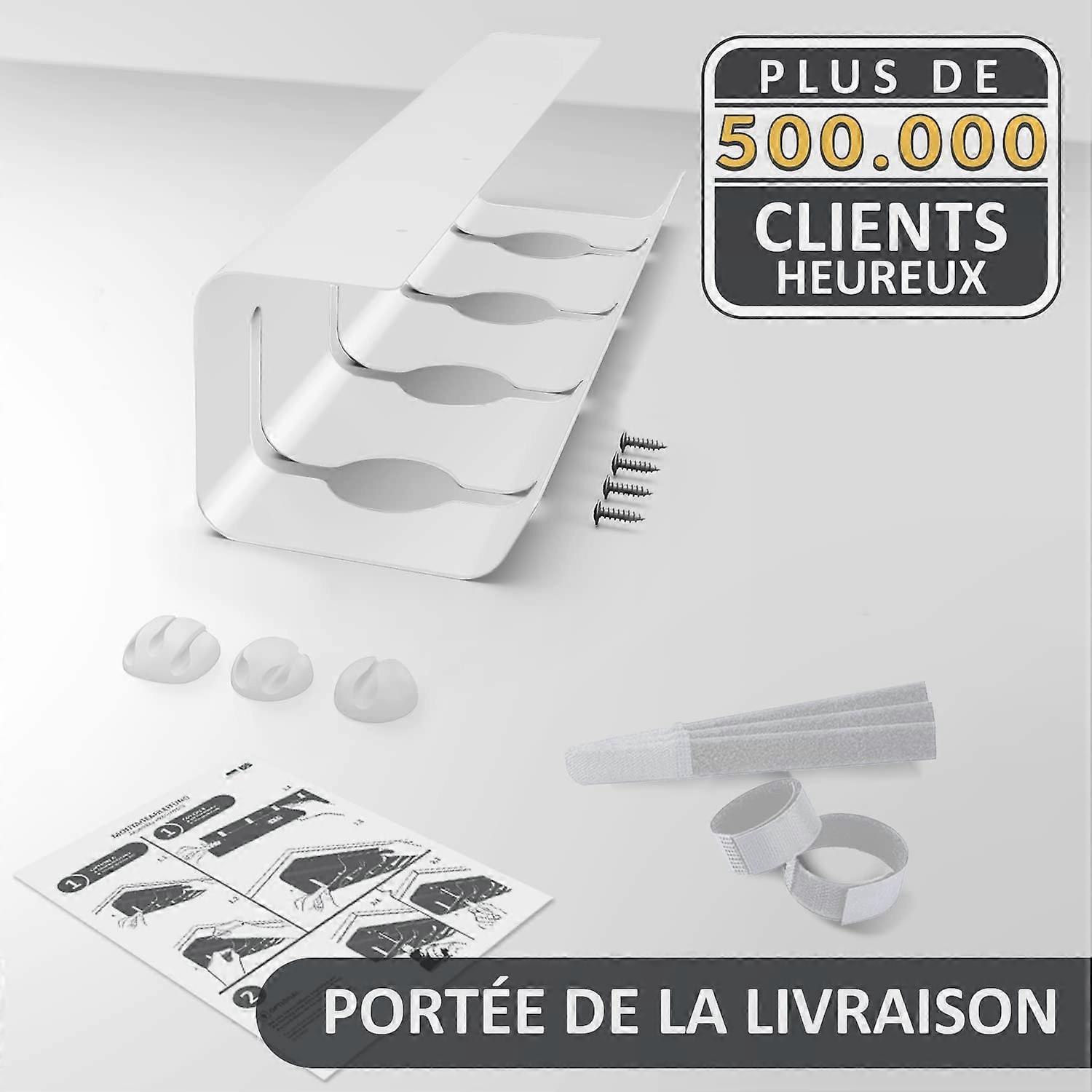 Porte-documents En Acrylique Transparent 2 Sections - Range Courrier, Lettres, Factures, Télécommandes - 7