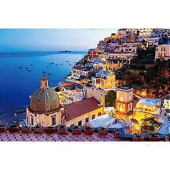 Adult jigsaw puzzle 1000 pieces Positano Italy fun game intellectual decompression fun jigsaw puzzle