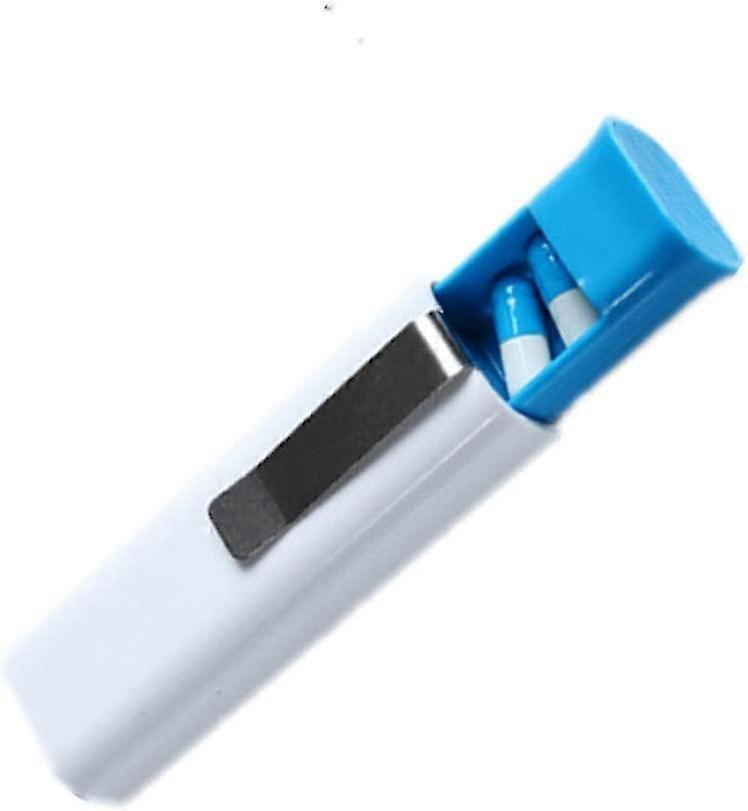 Travel Pull Out Pill Box Sealed With Elastic Clip For Storage