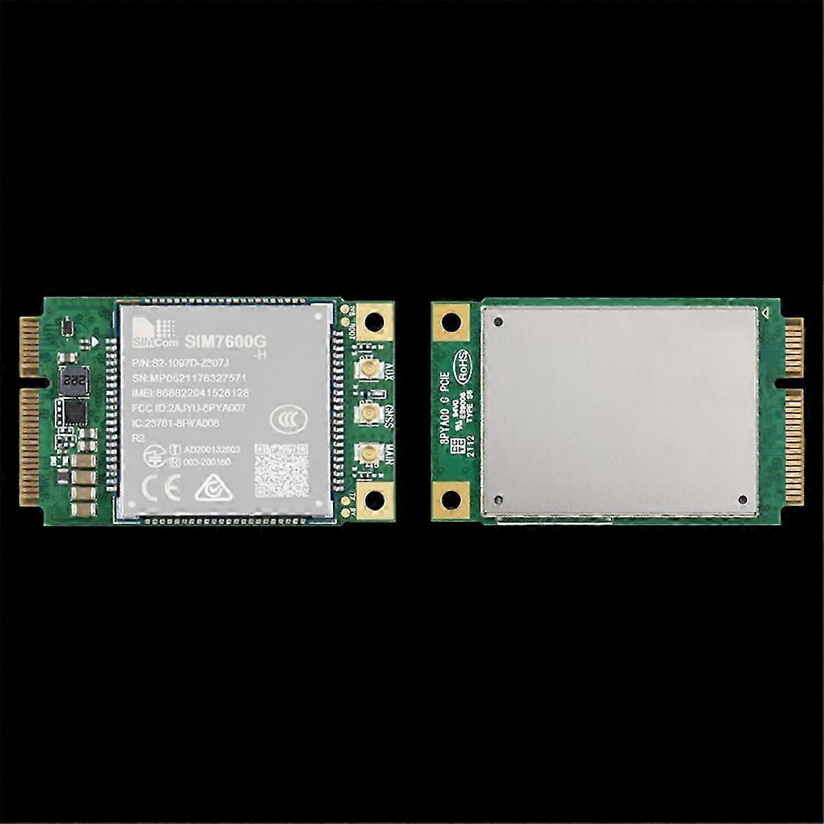 cm4 utvidelsesmodul + sim7600g 4g modul komplett sett 5g / 4g utvidelseskort m.2 / mini-pcie for eu-plugg