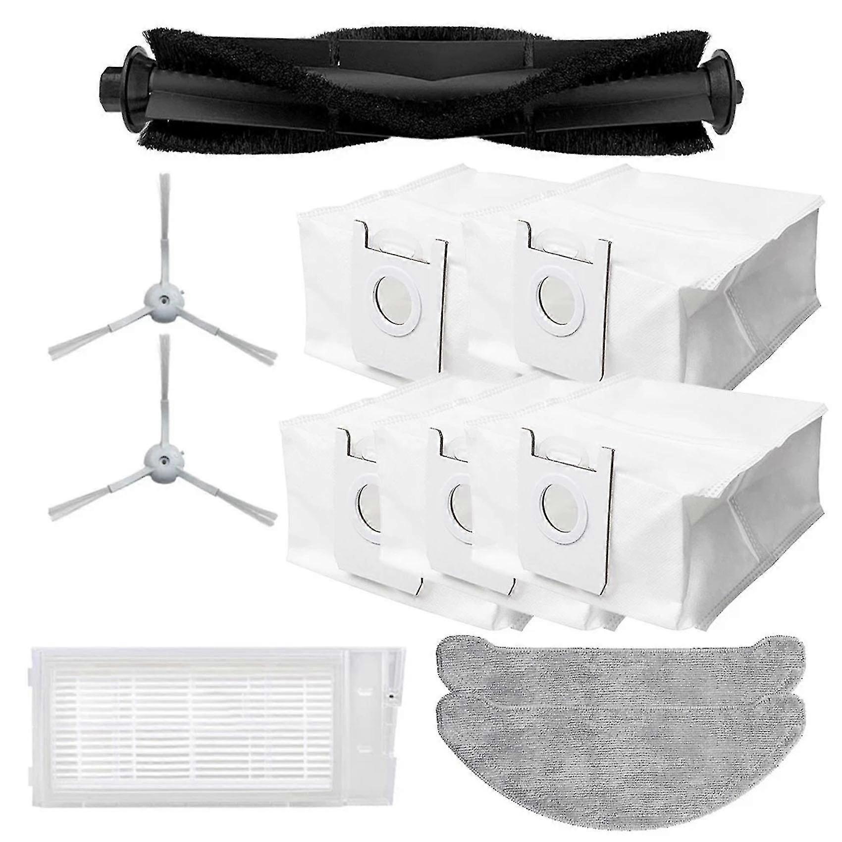Hepa Filter Side Brushes Mop Cloth Dust Bags For Xclea H30 Plus Robot