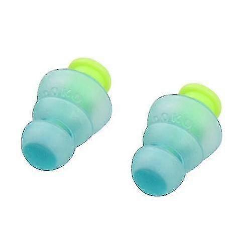 hmwy-1 pair earplug dual-color noise reduction earplugs comfortable noise prevention learning sleep air t