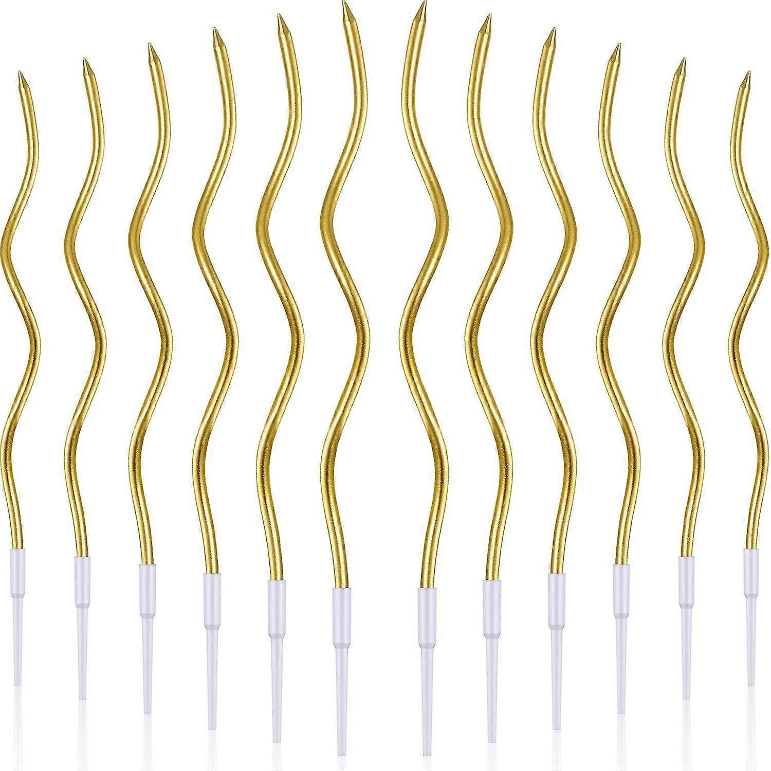 twisty birthday candles spiral cake candles metallic cake cupcake candles long thin coil cake candles with holders for birthday wedding party cake dec