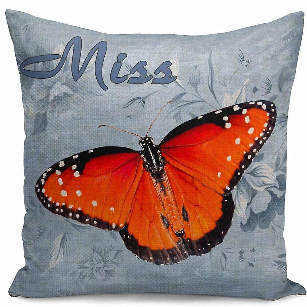 レトロな蝶の花のクッションカバー家の装飾枕カバー新しいデザイン671jpjcjh