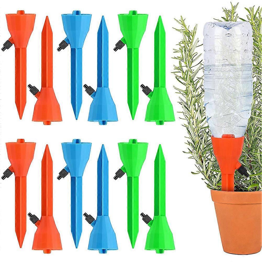 Plant Waterer, 12PCS Plant Watering System with Slow Release Control Valve Switch, Automatic Plant