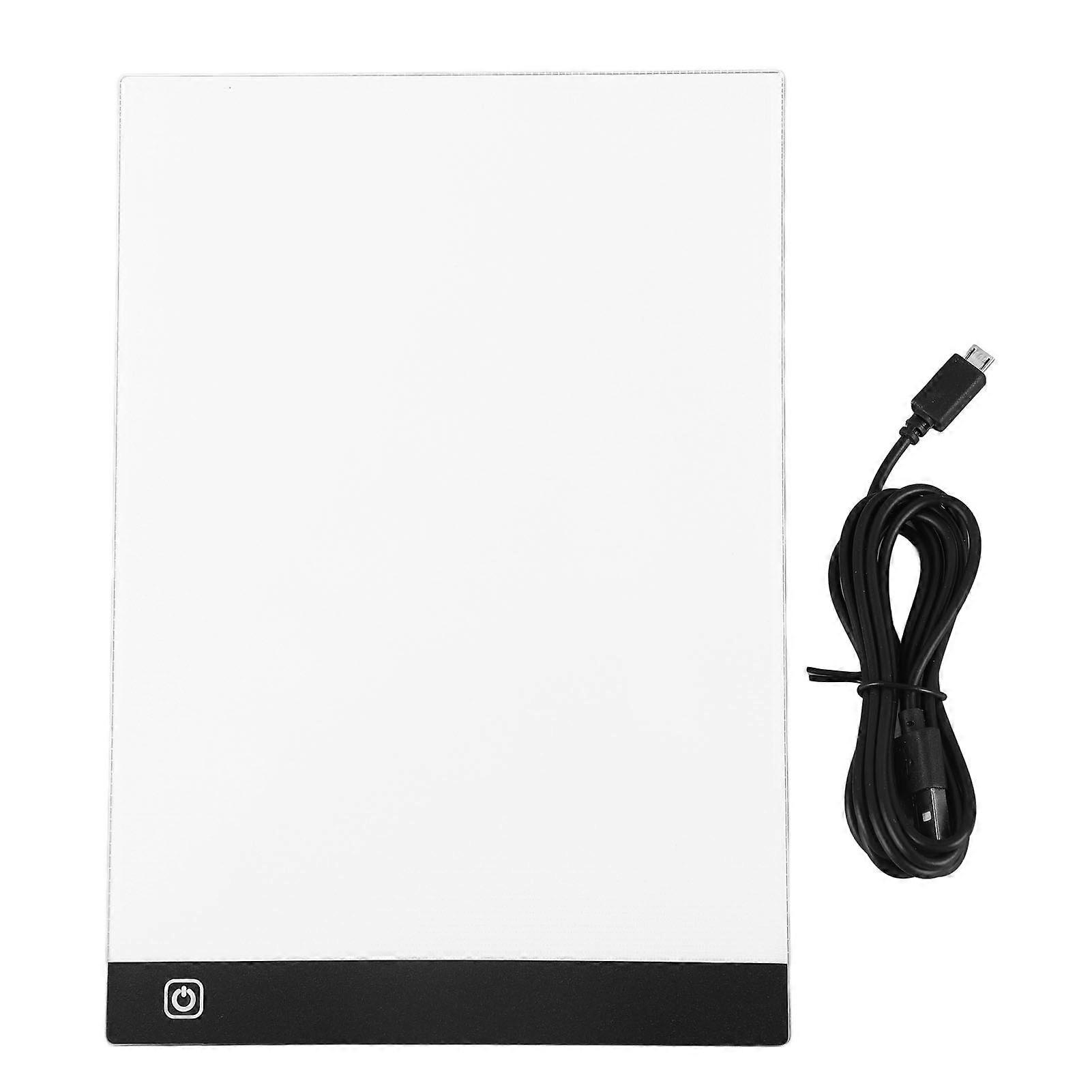 Boîte à lumière de traçage A4, gradation continue, alimentation USB, panneau lumineux de transmission de lumière pour peinture, animation, croquis