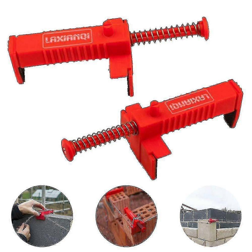 2pcs Brick Liner Runner Wire Wire Drawer Bricklaying Tool Leveling Measurement Tool Accessory Masonry Tools