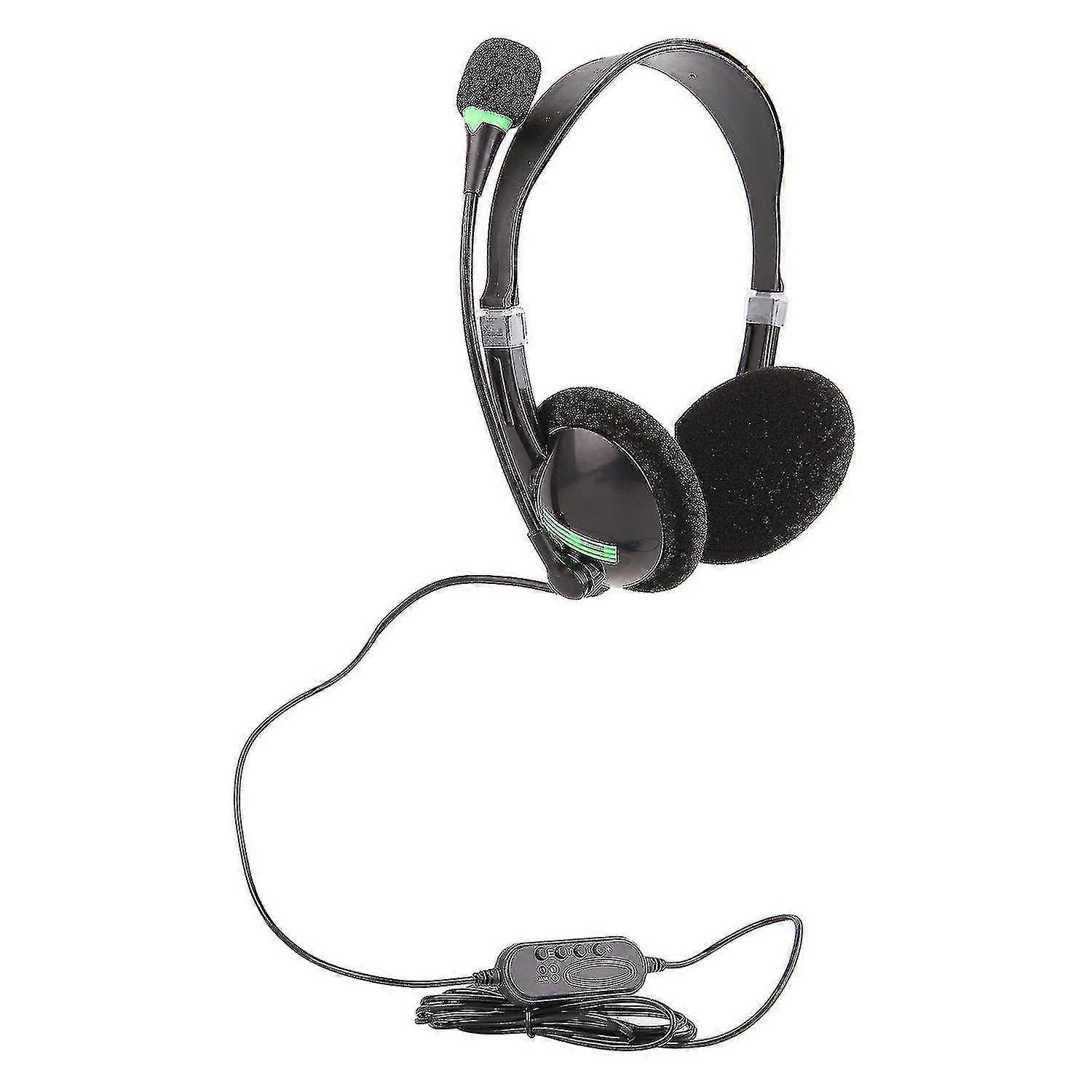Usb Headset With Microphone / Noise Cancelling Computer Pc Headset / Lightweight