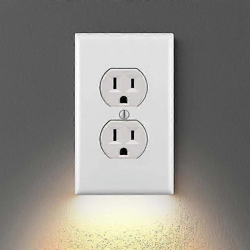 Uttaksdeksel med LED-lys Utløpsplate med LED-lys for