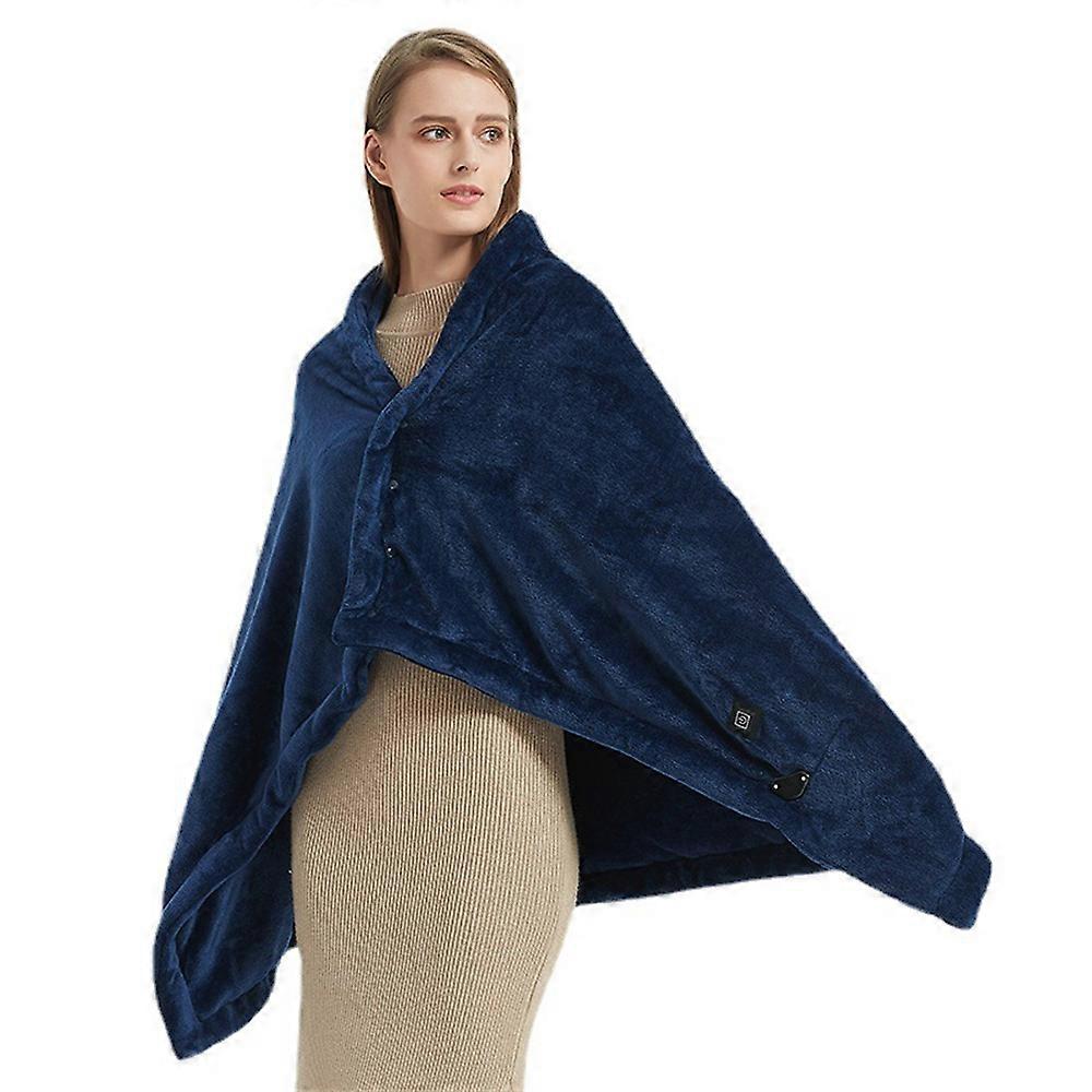 USB Heated Blanket Wrap with 3 Heating Levels Machine Washable for Home Office Outdoor Use