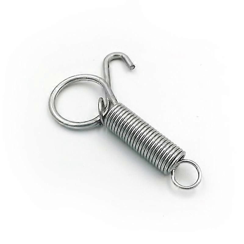 10 Packs Spring Hooks For Rabbit Cage Spring Latch Door Cage Hooks Wire Cage Clips Snap Hooks Multifunctional Rabbit Food Box Food Trough Fixed -T