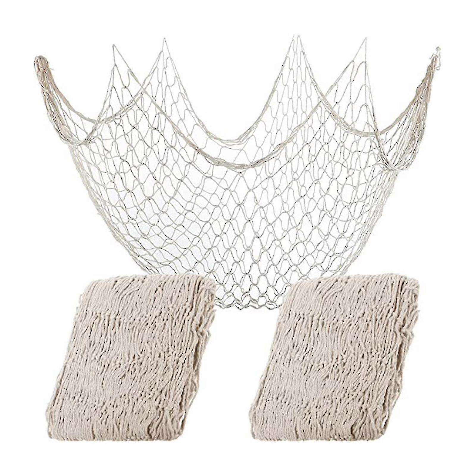 Filet Décoration Fish Net Party Decor Cotton Netting Fishnet pour Nautique