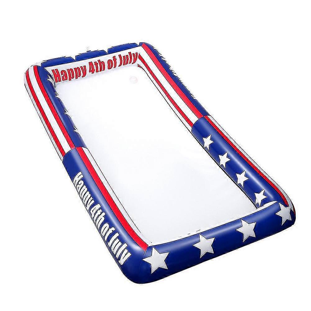 4th Of July Inflatable Cooler Salad Iced Tray Food Drink Containers For Independence Day Bbq